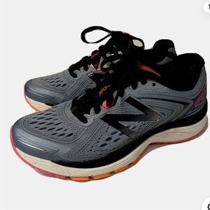 New Balance Women's 860V8
Running Shoe, Grey/Pink US 10.5 UK 8.5